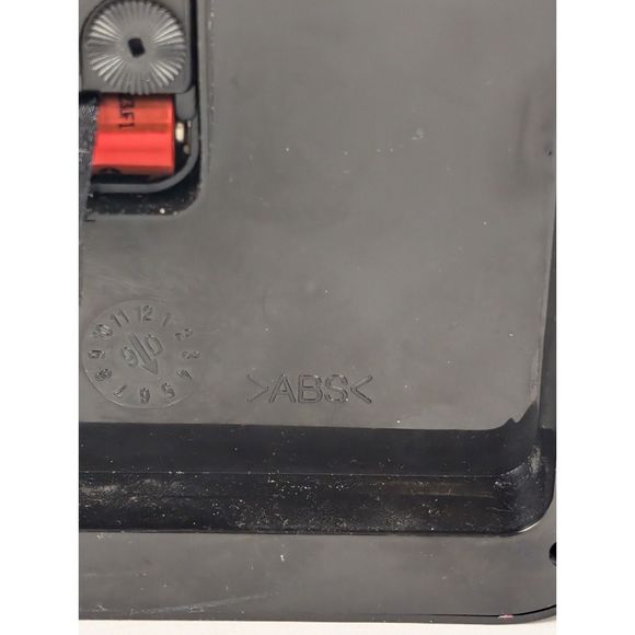 Vintage Ikea Black KVITT Wall Clock MCM Mid-Century Modern 1990s Retro - Picture 7 of 7